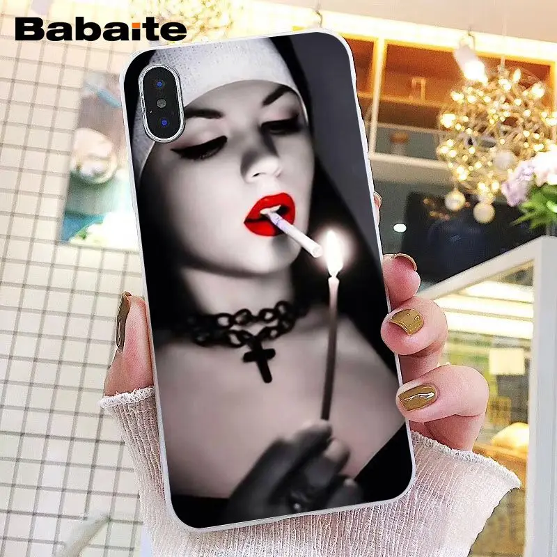 Монахини сестра Чехол для мобильного телефона iphone 11 12 Pro Max 8 7 6 6S Plus X XS Макс 5 5S SE XR