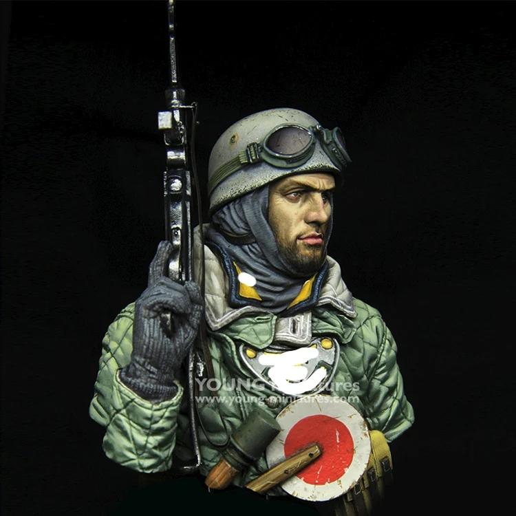 Коллекция 1/10 года модель Fallschirmjager 1943 из смолы GK военная тема Второй мировой войны