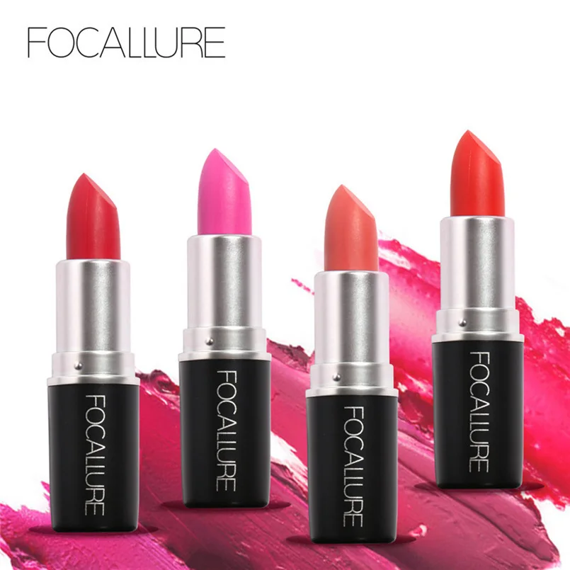 Focallure 18 Цвета матовые бархатные Помада Make Up Губы ТИНТ Водонепроницаемый Long Lasting