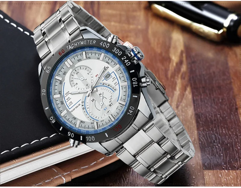 Горячая CURREN часы мужские люксовый бренд 8149 reloj relogio masculino военные кварцевые