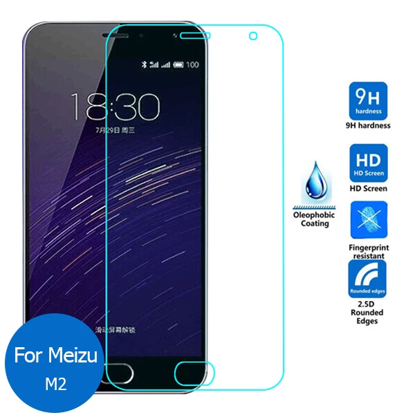 Закаленное стекло для Meizu M2 mini защитная пленка экрана Meilan M578 M578A M578U M578M