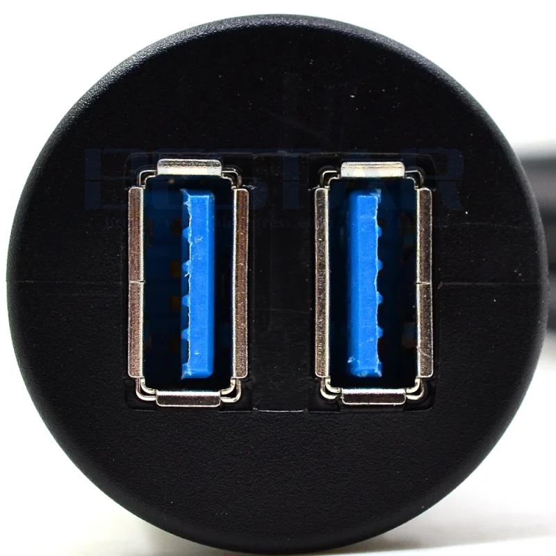 Удлинитель автомобильный с 2 портами и двумя USB-портами 3 0 | Электроника