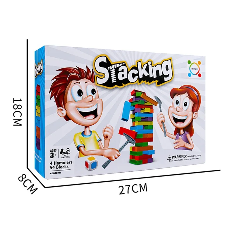 59 шт. красочные пластиковые башенные блоки игрушки домино стеллаж