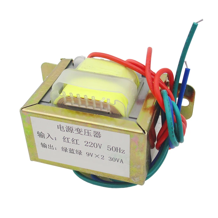 30 Вт двойной 9 в 30W2*9 В трансформатор силовой вход 220 50 Гц/выход: в|power transformer|input