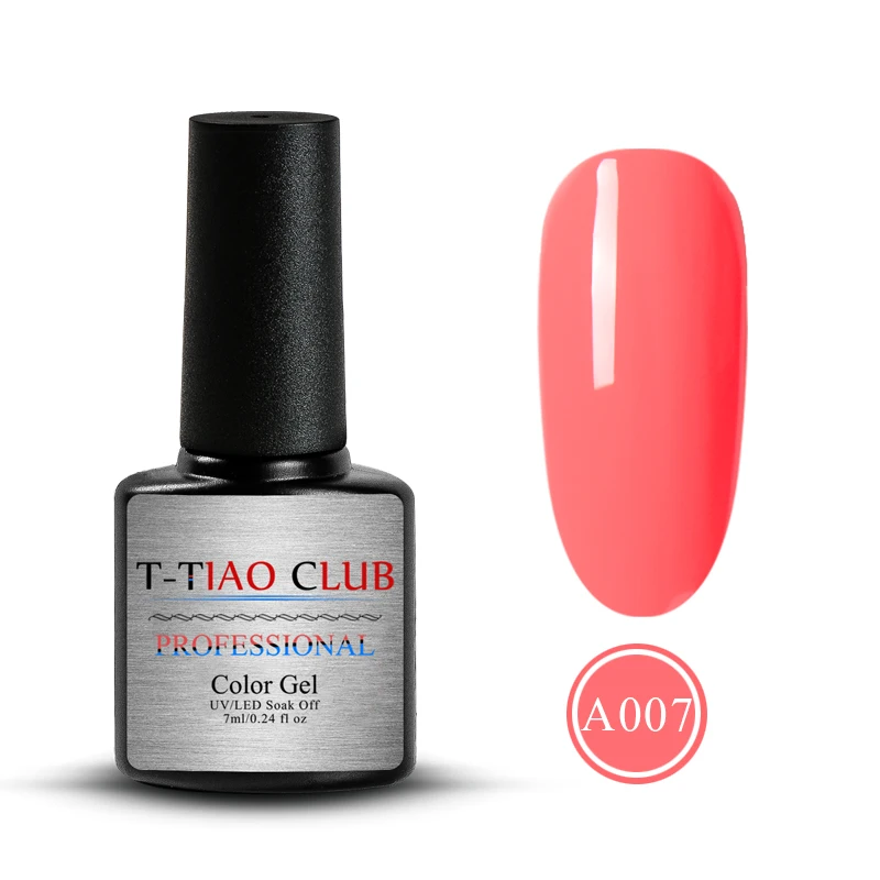 MM30303 T-TIAO CLUB, 7 мл, чистый Гель-лак для ногтей, замочить от ногтей, светодиодный Гель-лак для ногтей, Полупостоянный маникюр, УФ-лак для ногтей - Цвет: MM30303
