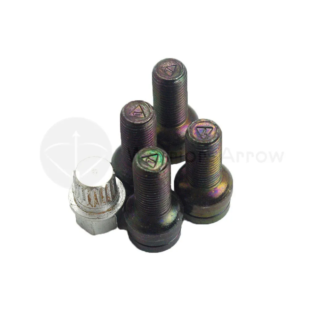 8D0601139F 007 для VW Golf Jetta Passat Audi A4 A6 A8 TT x5 комплект Противоугонный винт Болт замок гайка