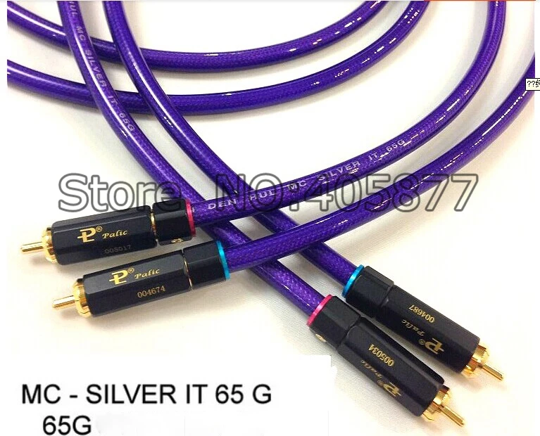 Пара hi fi аудио MC SILVER IT 65 RCA кабель для соединения Hi Fi с позолоченным кабелем|rca