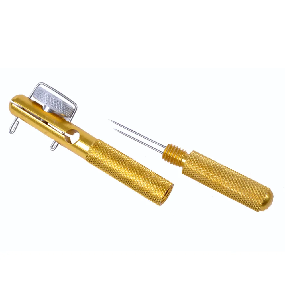 Ручной рыболовный крючок из алюминиевого сплава двуглавый игольчатый узел