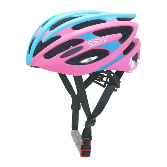 Blue Pink BONT роликовый шлем для катания на коньках детские роликовые коньки с расположением колёс в линию шлем - Цвет: Blue Pink