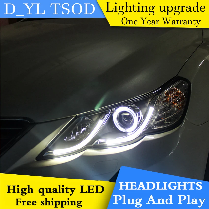 

Car Styling Headlights for Toyota MARK X 2010-13 LED Headlight for Reiz Head Lamp LED Daytime Running Light LED DRL Bi-Xenon HID