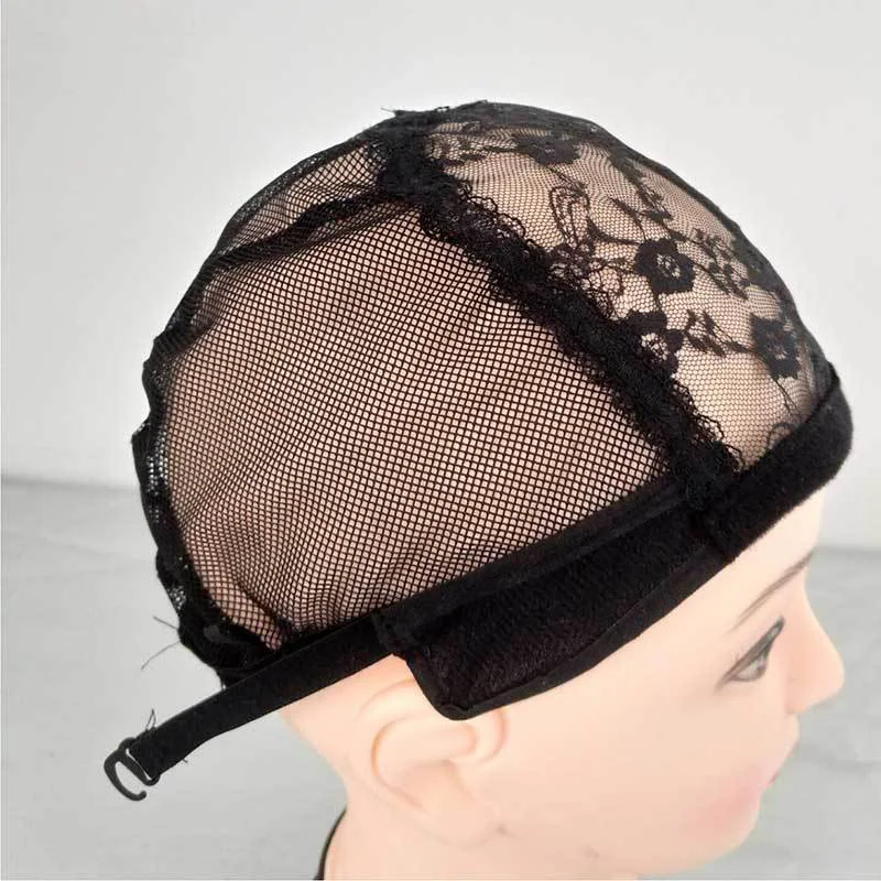 Горячая Кружевная Сетка полный парик шапка сетка для волос ткацкая шапочка s
