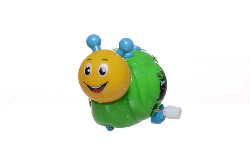 Милые милые часы с заводным механизмом для ходьбы плотника улыбки толстых червей