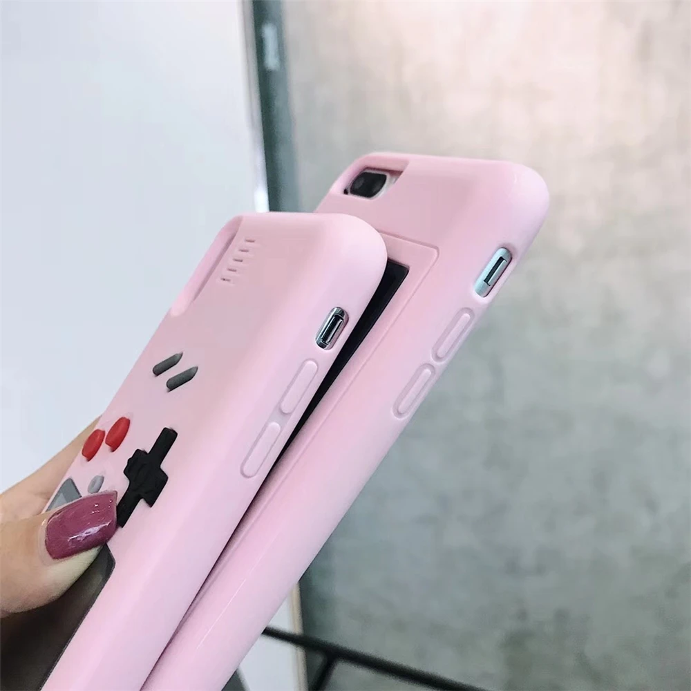 Ретро игры телефон чехол для iPhone X 10 6 S 7 plus 8 плюс тетрис игровой консоли обложка