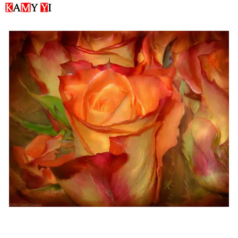 

KAMY YI Full Square/Round Drill 5D DIY Diamond Painting"Flowers"Mosaic Stitch Diamond Embroidery Home Decor Gift HYY