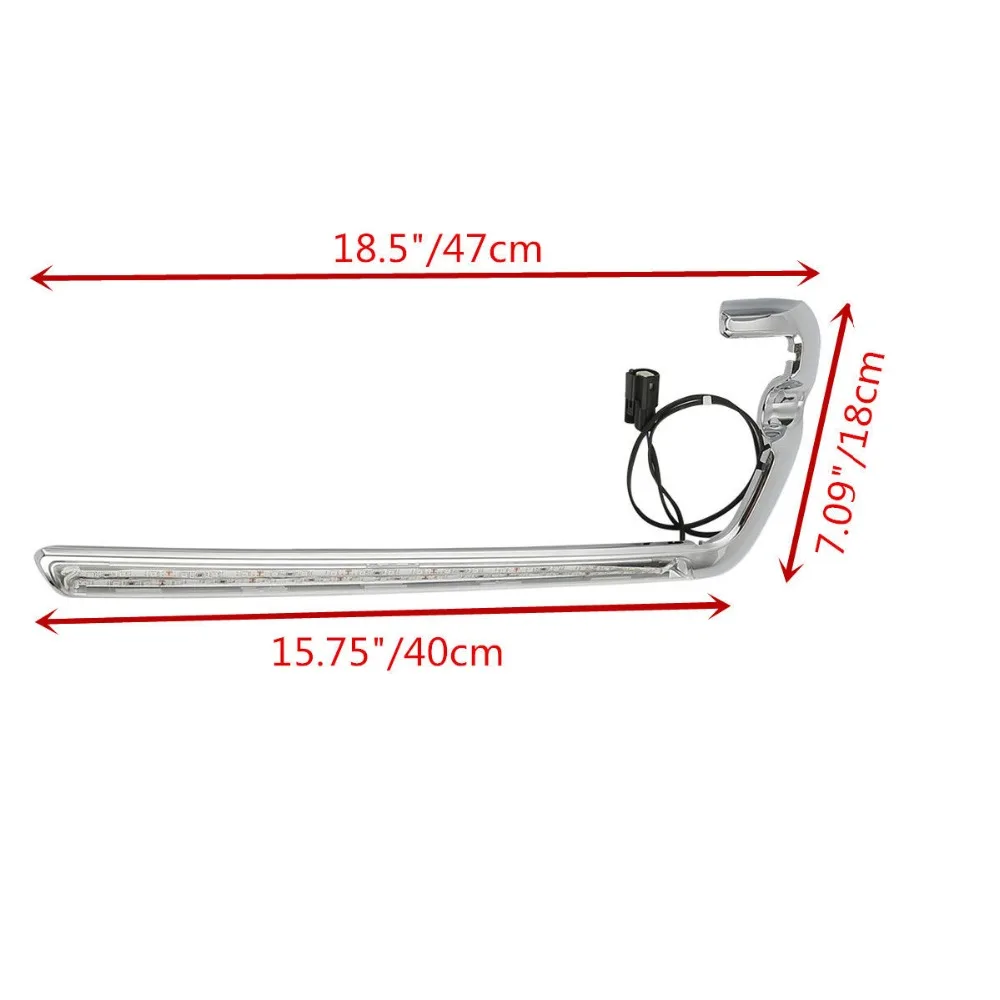Мотоциклетная Накладка для объектива Светодиодный Боковой габаритный фонарь