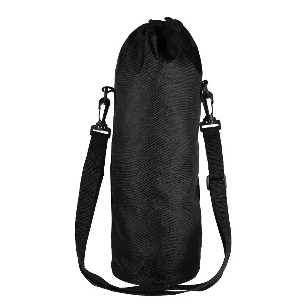 Navy Blue Походный ремешок для бутылки с водой, чайника, сумка для переноски, держатель, чехол для походов, путешествий, кемпинга, туризма, защитная коробка для бутылки, сумка для воды - Цвет: Navy Blue