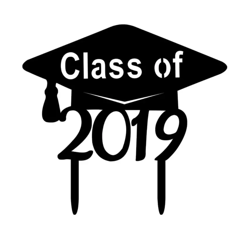 Congrats Grad Class Of 2019 акриловый топик для торта выпускного колледжа выпускных классов