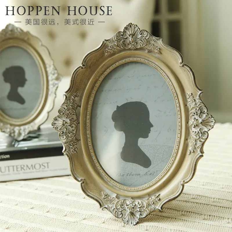 Винтажная французская мода американская ретро отделка овальная пластина