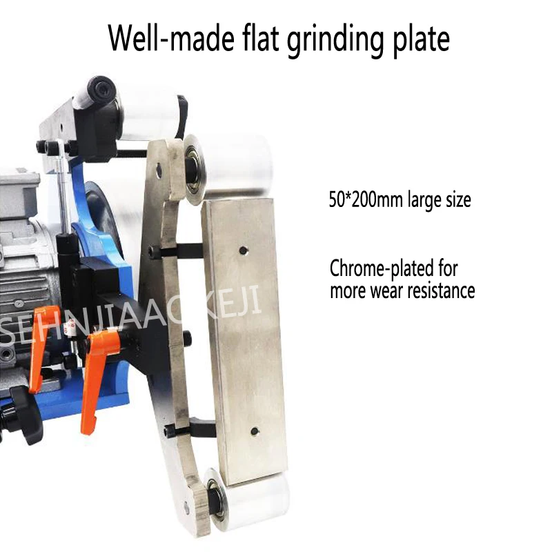1500W Small industrial grade sand belt machine/vertical type Multifunctional high-power fixed speed/speed machine 220V | Инструменты