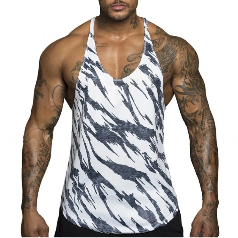 Лето Ryderwear топы на бретелях для мужчин хипстер Забавный крутой жилет с буквенным принтом Мужская мода o-образным вырезом повседневная майка камуфляж