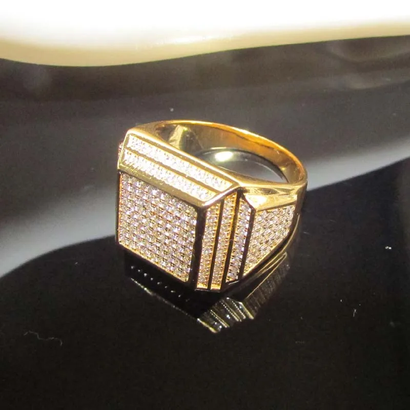 Бесплатная доставка роскошные мужские обручальные кольца в стиле хип-хоп из
