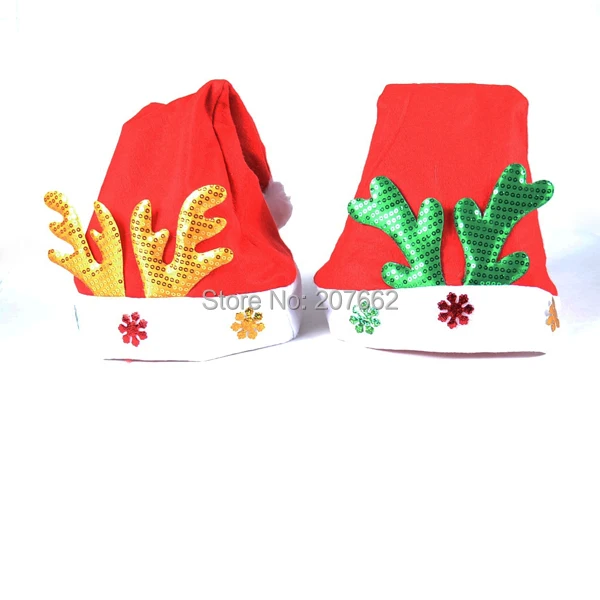 Рождественские украшения Детские обычные рождественские шляпы Санта Клауса