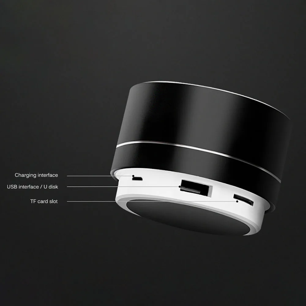 Портативный Bluetooth динамик маленькая Беспроводная мини Колонка со стальным