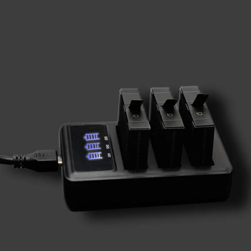 Зарядное устройство для камеры с двумя usb-портами для xiaomi Mijia mini 4k светодиодный экран защитное зарядное устройство аксессуары для экшн-камеры