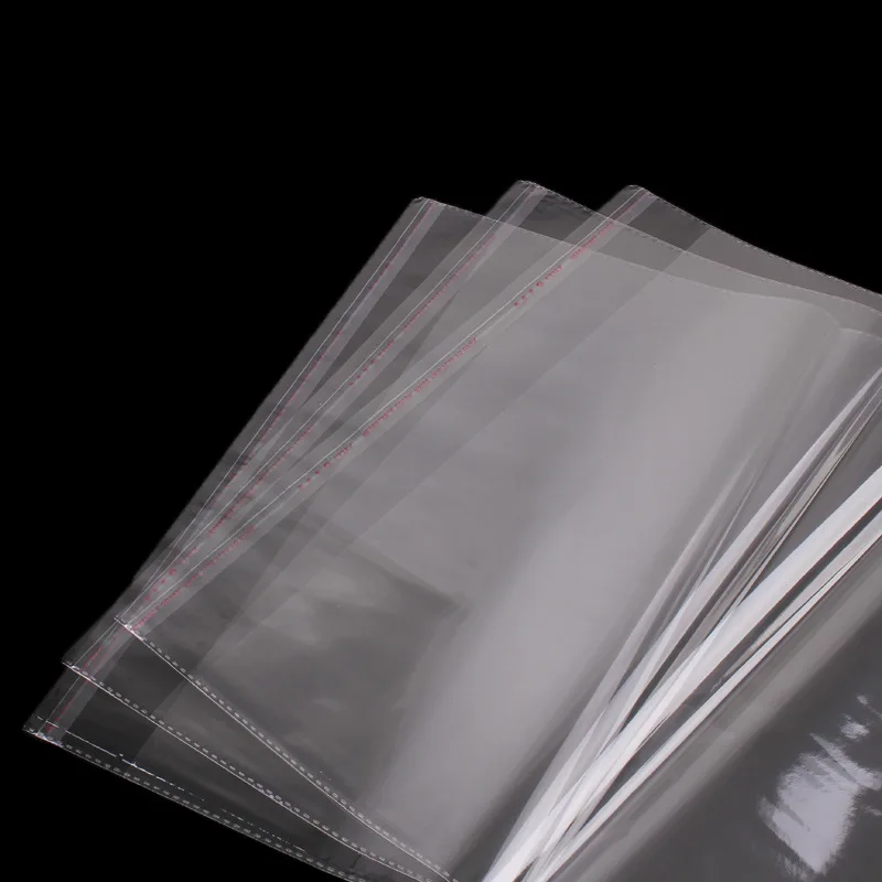 10 шт./лот утолщенный прозрачный самоклеящийся пакет из ОПП полиэтиленовые пакеты