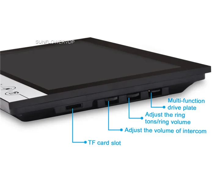 9 &quotзапись Проводной Домашний видеодомофон 8 ГБ TF Карта с Rfid Электронный дверной