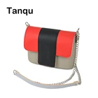 TANQU цветной Obag Opocket Style EVA Pocket Plus контрастный цветной откидной магнитный замок застежка длинный ремешок цепочка с застежкой