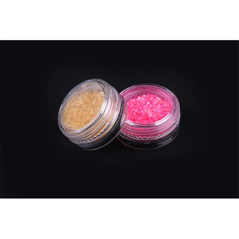 12 цветов/лот Блестящий Блеск для ногтей в виде ракушки пудра Хамелеон