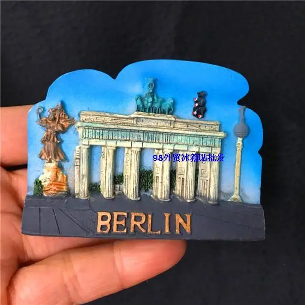 As shown Munich City Hall Marinplatz 3D магнит на холодильник Германия туристические сувениры холодильник магнитные наклейки аксессуары для дома - Цвет: As shown