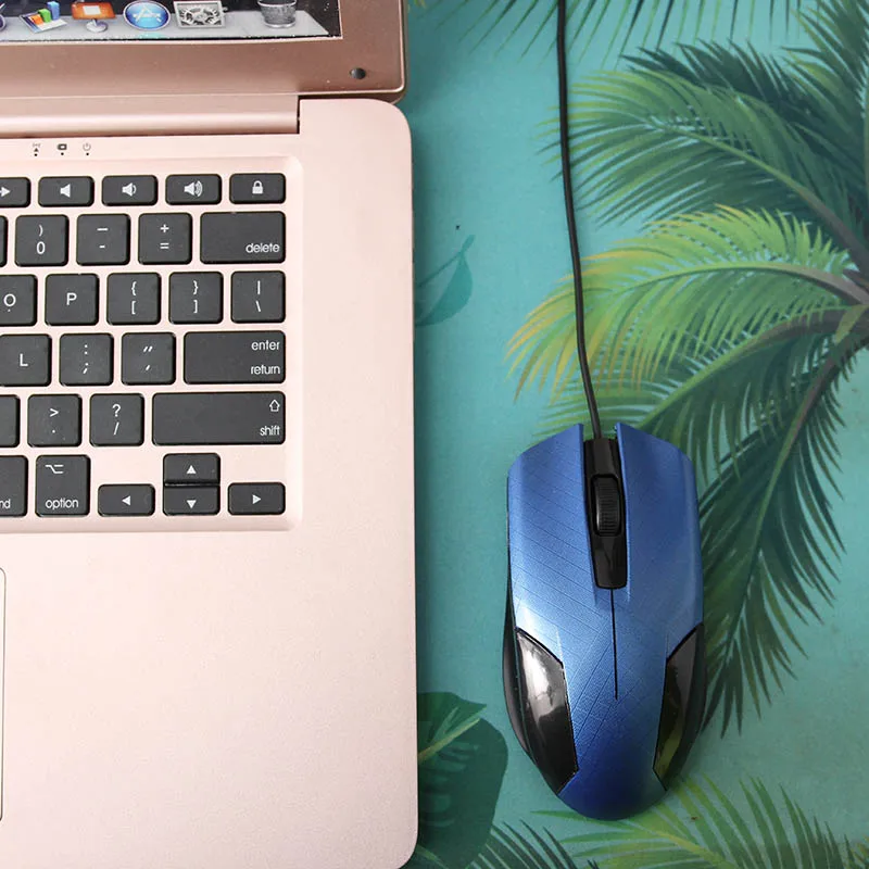 Новинка игровая мышь 3000DPI оптическая USB Проводная мыши для компьютера ноутбука
