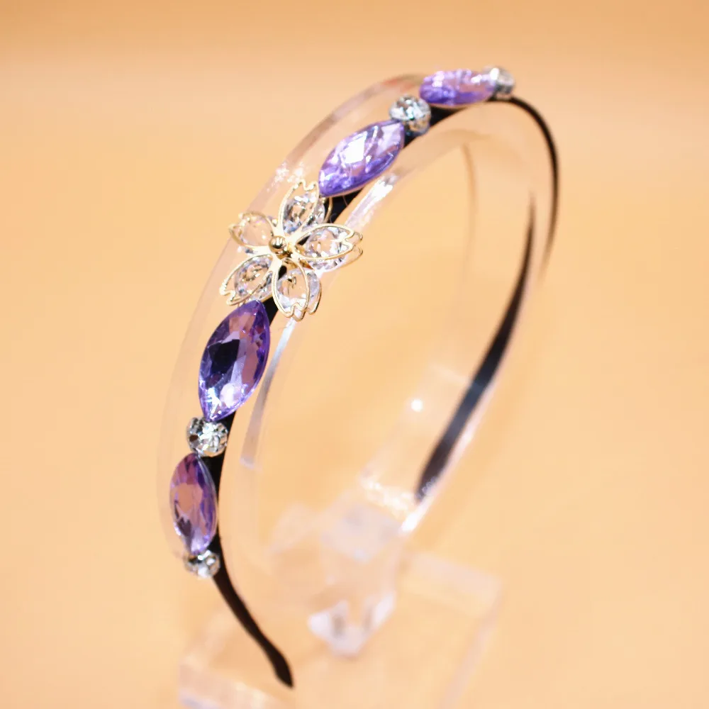 Диадема для волос с кристаллами и диадемой девочек стразы вечерние вечеринки