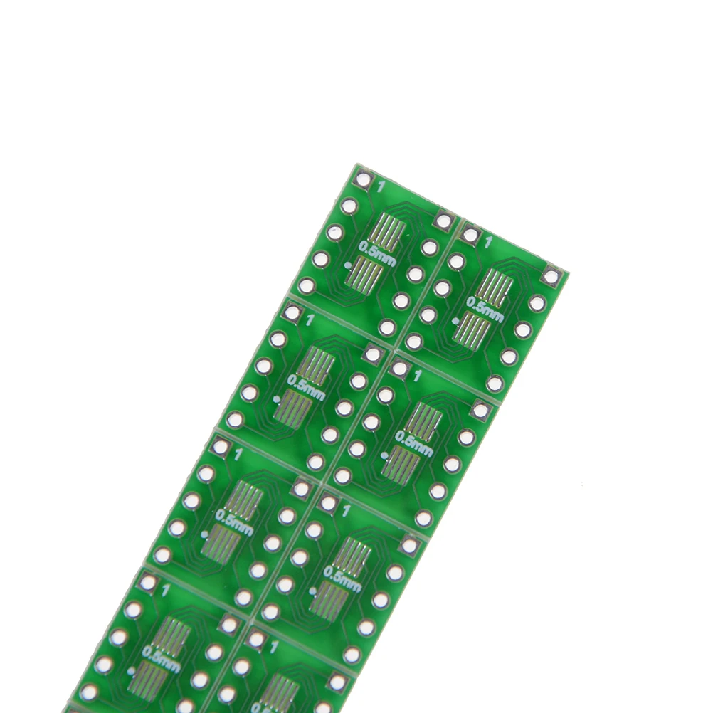 10 шт. SOT23 SOP10 MSOP10 Umax SOP23 к DIP10 Pinboard SMD для DIP адаптерной пластины 0 5 мм/0 95 мм до 2 54 Pin PCB