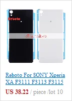 HH 1 шт. для SONY Xperia Z Ultra XL39H Задняя крышка батареи двери запасные части C6802 C6806 C6833 стекло Корпус