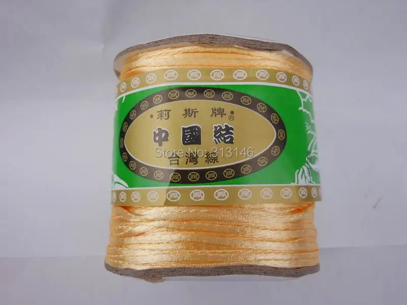 Нейлоновый плетеный шнур макраме 1 5 мм 80 м/катушка китайский Узелок сатиновый