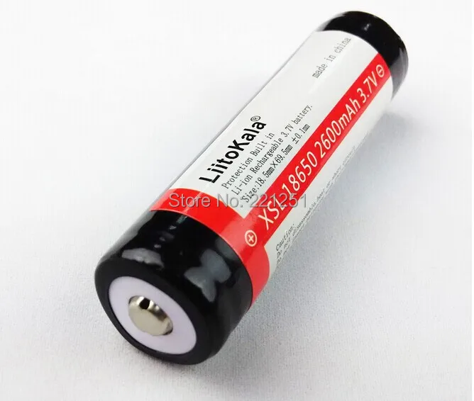 6 шт. Sanyo Liitokala 100% новый и оригинальный литий-ионный аккумулятор 18650 3 7 В 2600 мАч
