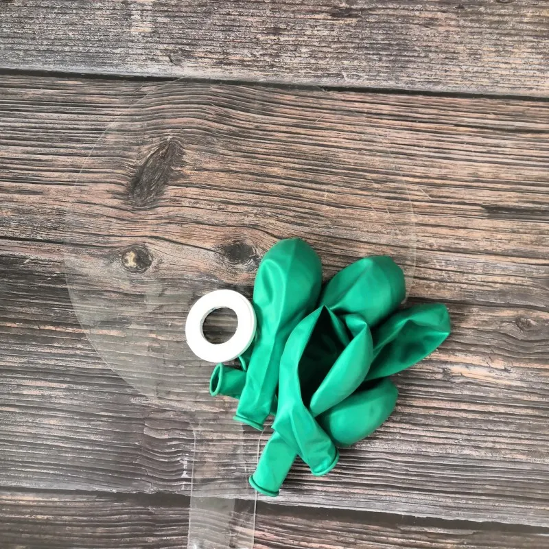 8 шт./компл. DIY Одежда для свадьбы, дня рождения украшение шары гелий синих латексных Bobo прозрачный ПВХ шар вечерние Baby Shower Декор - Цвет: Зеленый