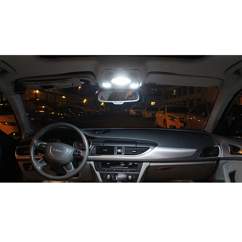 Светодиодные лампы Canbus 13 шт. 12 В освещение для салона автомобиля Audi A4 S4 B6 B7 Avant 2002
