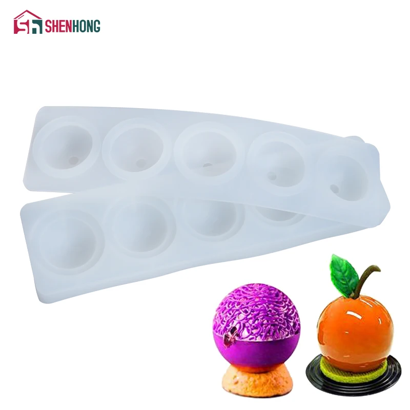 SHENHONG силиконовая 3D шариковая Сферическая форма для торта Форма желе пудинга
