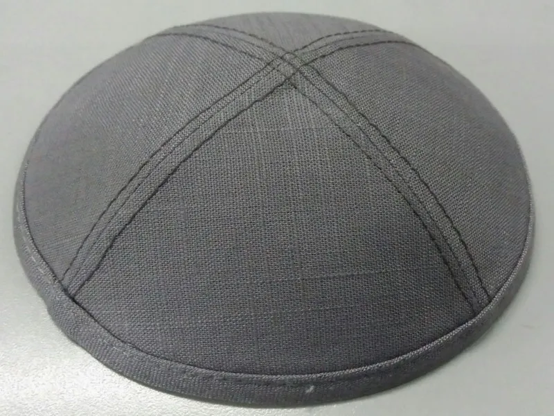 DARK GREY 2 Постельное белье Делюкс еврейская кипа YARMULKE KIPPOT, персонализированное по запросу - Цвет: DARK GREY 2