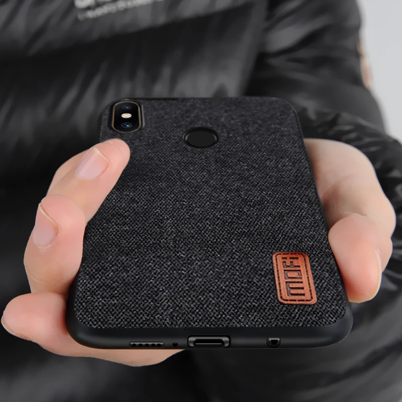 Чехол для Mi A2 lite чехол MOFI Xiaomi задний тканевый деловой xiaomi miA2 силиконовый с краями
