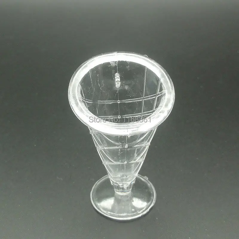 1 шт./лот прозрачная наклонная чашка имитация ПВХ пластиковое стекло 50 мм