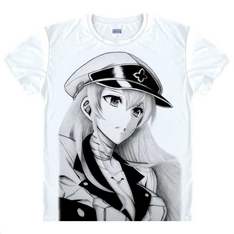 Akame ga футболки Kill kawaii японское аниме футболка Манга рубашка милый мультфильм