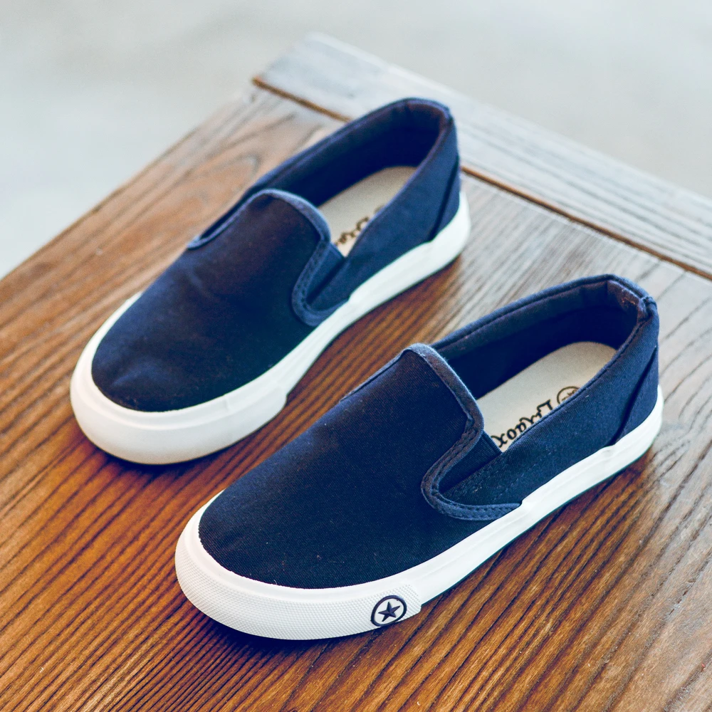 Детские кроссовки для мальчиков обувь девочек классический стиль Slip-On детская |