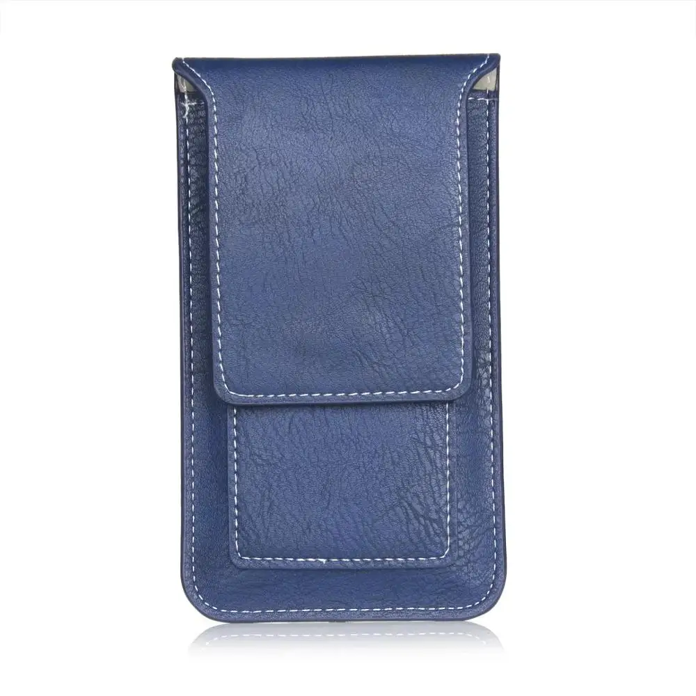 Dark Blue Универсальная поясная сумка FULAIKATE 5," для samsung S6 Edge, чехол, многофункциональная кобура для samsung S7 Edge, карман для карт - Цвет: Dark Blue
