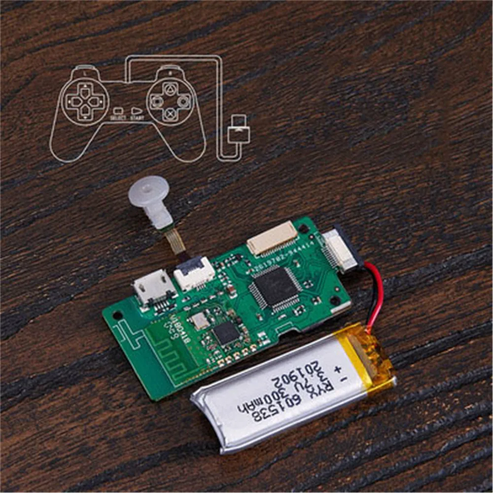 Для sony PS1 геймпад/PS классический мини геймпад DIY Беспроводной Bluetooth монтажная плата комплект Запчасти Аксессуары