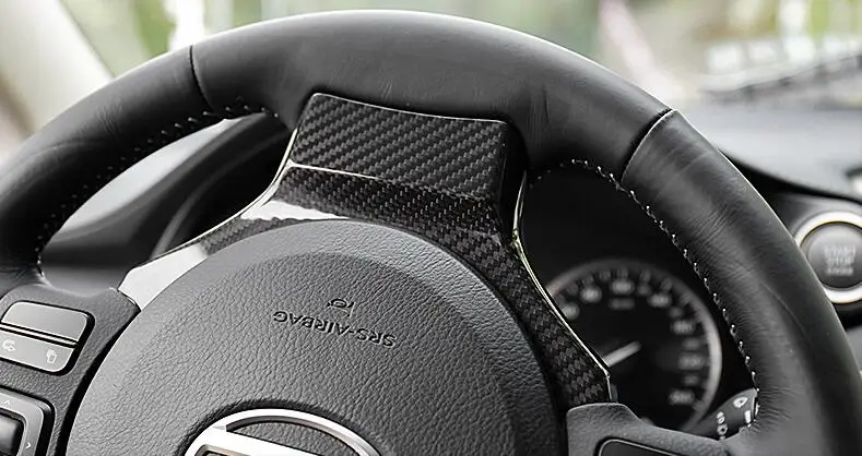 Углеродного волокна руль подкладке аксессуары для Lexus RC NX ISF rcf IS250 IS300 IS350 RC300 RC350 NX200 NX300